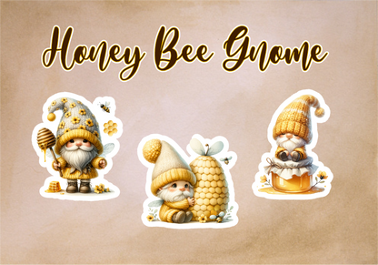 Sticker Honig Biene Gnom