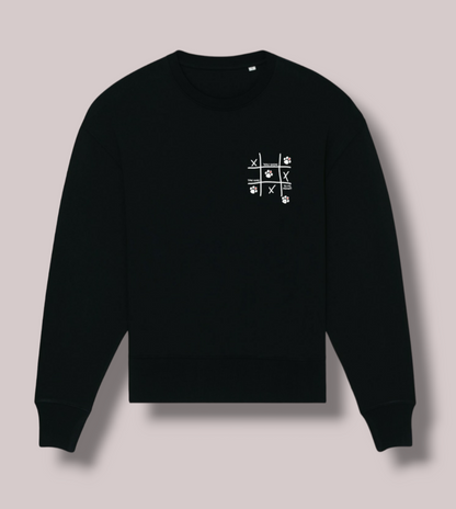 TIC TAC Paw Sweater black