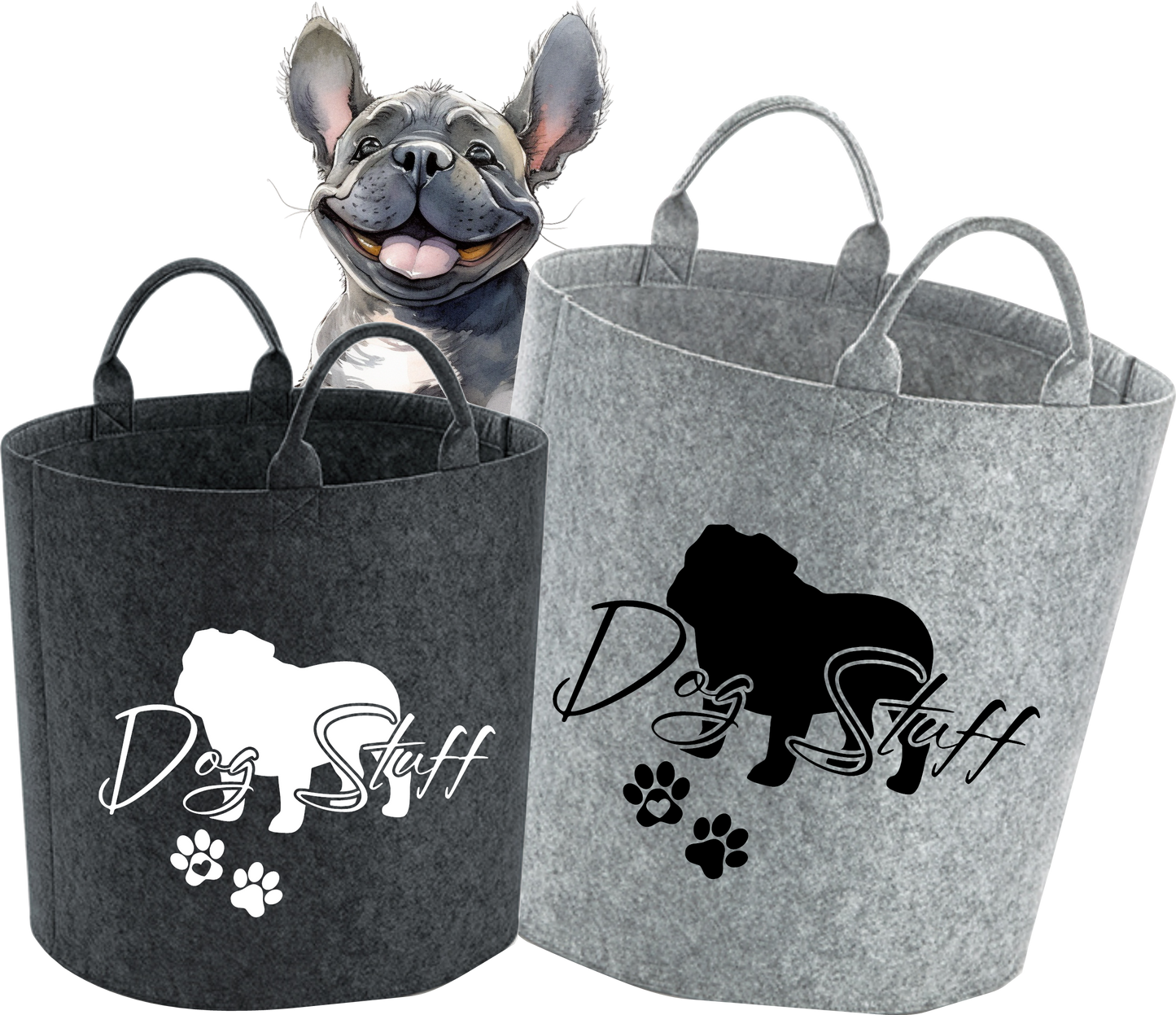 Dog Stuff Bag, Hunde Tasche, Spielzeugaufbewahrung, Filz